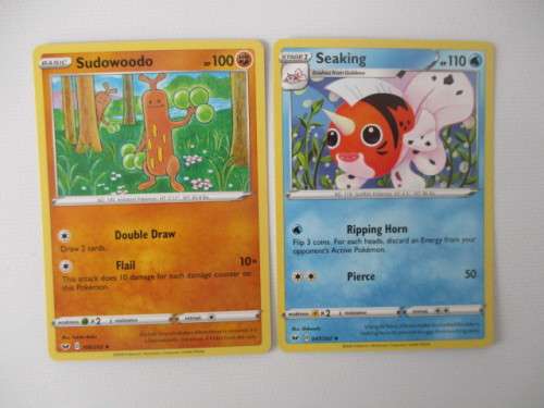 POKEMON - SUDOWOODO HP 100 /  SEAKING HP 110