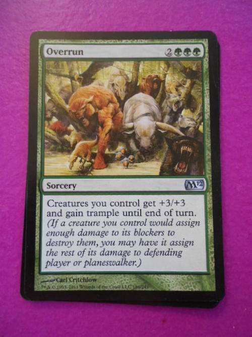 Magic the Gathering Overrun Uncommin