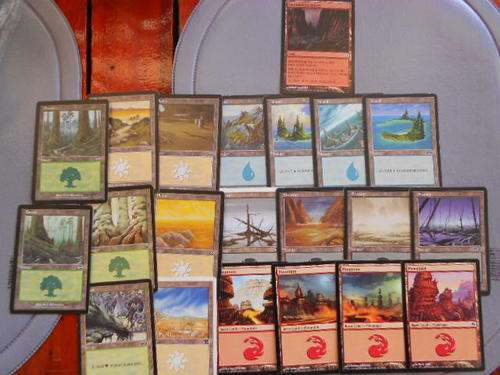 Magic the Gathering Lands few Foils too