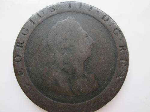 Scarce Cartwheel Queen Victoria 1797  penny