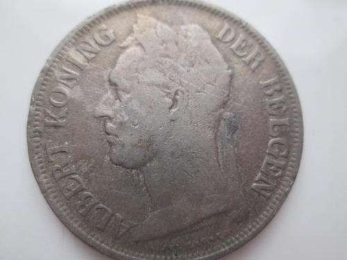 BELGIAN CONGO COIN 1 FR 1928