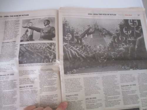 VINTAGE NEWSPAPER SUPPLEMENT 100 YEARS 1931 - 1956