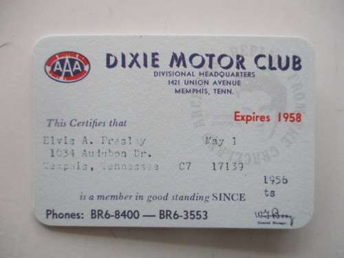 MINI ELVIS POSTER AND 3 COLLECTOR  ITEMS TRUST DEED DIXIE CARD FROM ELVIS PLUS MAGAZINE