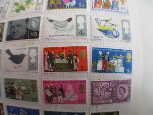 GREAT BRITAIN LOT OF MINT MOUNTED STAMPS