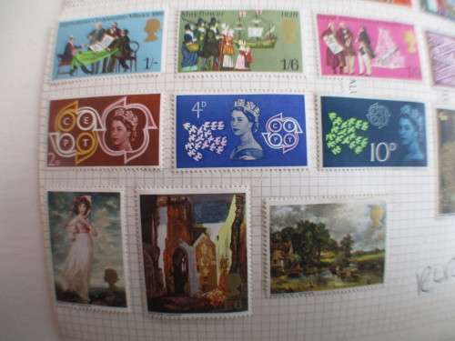 GREAT BRITAIN LOT OF MINT MOUNTED STAMPS