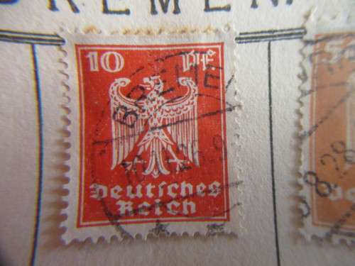 GERMANY -IMPERIAL EAGLE - WEIMAR REPUBLIC