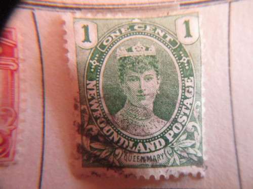 NEWFOUNDLAND LOT OF 4 OLD MOUNTED STAMPS