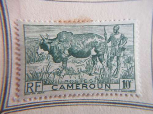 CAMEROON 3 UNUSED HERDER STAMPS AND 1 UNUSED YUGOSLAVIA MOUTED STAMP