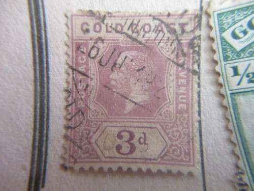 GHANA / GOLD COAST 2 STAMPS MOUNTED