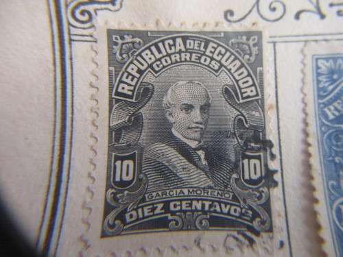 ECUADOR / FALKLAND ISLANDS USED AND  1 UNUSED STAMP MOUNTED