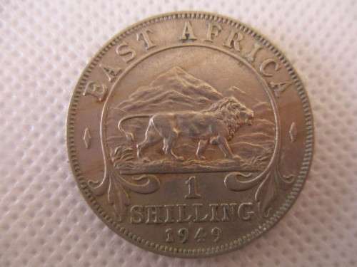 EAST AFRICA 1 SHILLING 1949 GREAT DETAIL