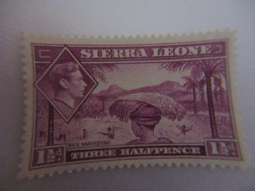 SIERRA LEONE - UNUSED PREVIOUSLY MOUNTED STAMP 1938