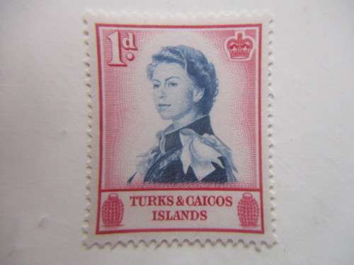 TURKS and CAICOS ISLANDS - UNUSED PREVIOUSLY MOUNTED STAMP