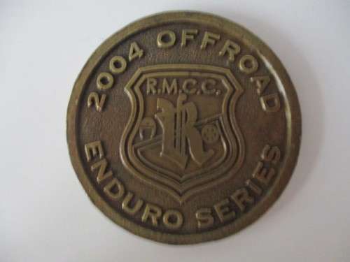 2004 OFF ROAD ENDURO SERIES / DIRT BIKE  BRASS COIN MEDALLION