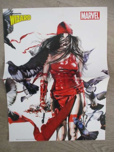 MARVEL POSTER PRESENTED  BY WIZARD 2 SIDED POSTER - 26 X  35 CM