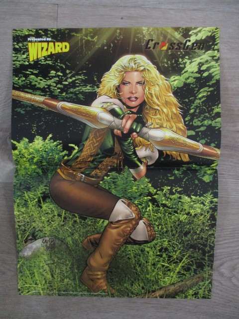 MARVEL POSTER PRESENTED  BY WIZARD 2 SIDED POSTER - 26 X  35 CM