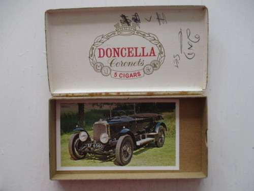 DONCELLA CORONETS CIGAR / CIGARETTE CARDS IN ORIGINAL BOX - MOTORING CARS