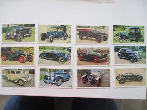 DONCELLA CORONETS CIGAR / CIGARETTE CARDS IN ORIGINAL BOX - MOTORING CARS