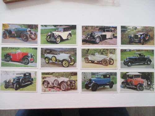 DONCELLA CORONETS CIGAR / CIGARETTE CARDS IN ORIGINAL BOX - MOTORING CARS