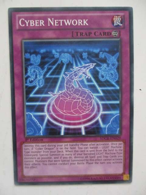YU-GI-OH CARD / CYBER NETWORK TRADING CARD / 1ST EDITION