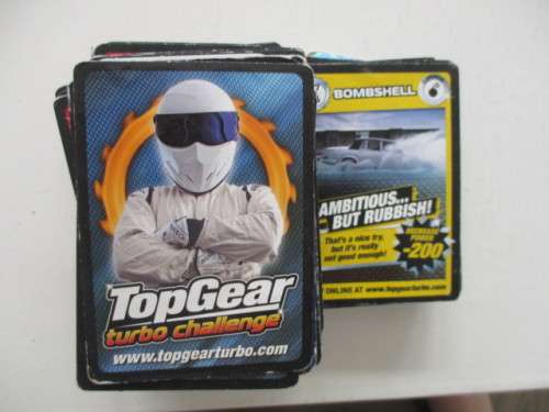 TOP GEAR TRADING CARD LOT  AND OTHER CARDS  APP. 100 TOP GEAR CARDS AND OTHERS