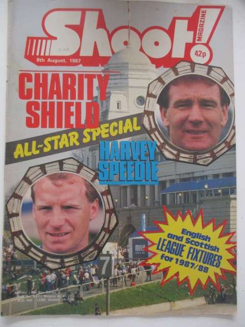 SHOOT MAGAZINE SOCCER 1987