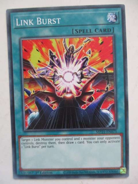 YU-GI-OH TRADING CARD - LINK BURST  1ST EDITION