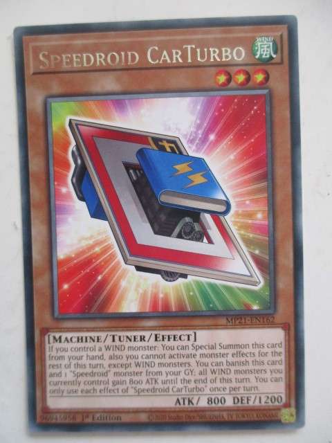 YU-GI-OH TRADING CARD - SPEEDROID CARTURBO
