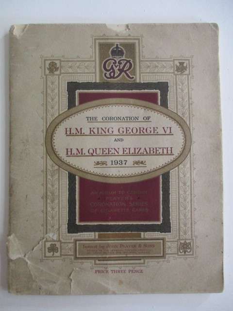 CIGARETTE ALBUM COMPLETE - KING GEORGE AND QUEEN ELIZABETH  1937 CORONATION SERIES / PLAYERS