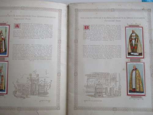 CIGARETTE ALBUM COMPLETE - KING GEORGE AND QUEEN ELIZABETH  1937 CORONATION SERIES / PLAYERS