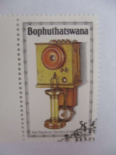 BOPHUTHATSWANA LOT OF 4 MINT STAMPS TELEPHONE