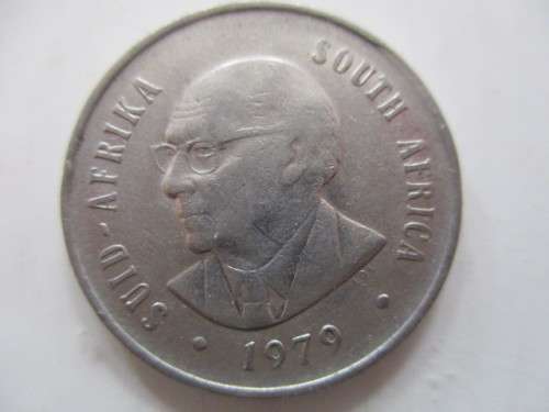 SOUTH AFRICA - 50c 1979 -  20c 1979  PRESIDENT DIEDERICKS