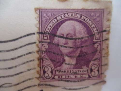 AMERICA - 2 GEORGE WASHINGTON  USED STAMPS