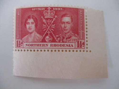 LOT OF 5 MINT 1937 CORONATION STAMPS