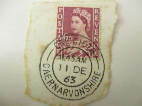 GREAT BRITAIN / UNITED KINGDOM QUEEN ELIZABETH 6D USED STAMP
