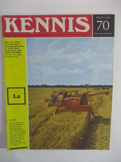 VINTAGE KENNIS ENSIKLOPEDIE IN KLEUR - NO. 70