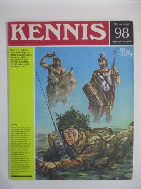 VINTAGE KENNIS ENSIKLOPEDIE IN KLEUR - NO. 98  - 1960`S - 1970`S