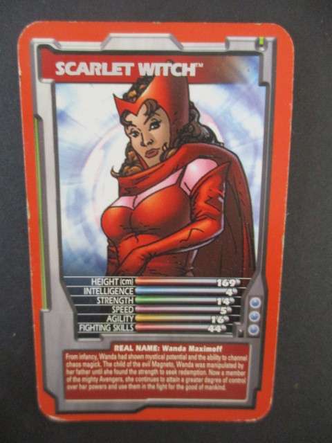 TRUMPS MARVEL TRADING CARD - SCARLET WITCH - 2005