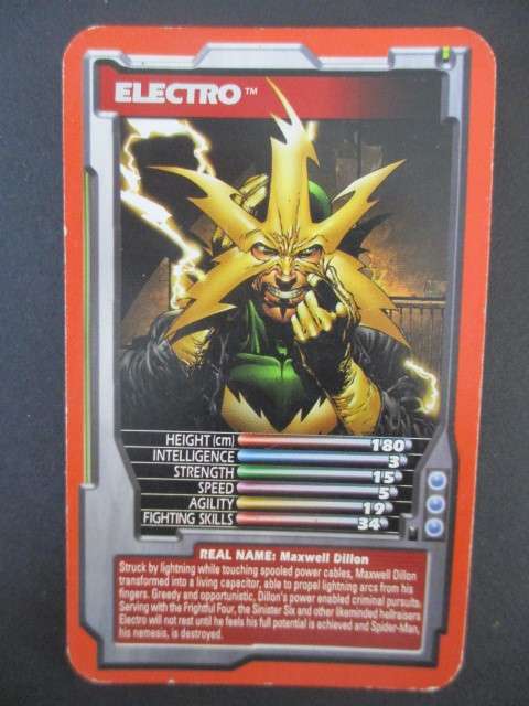 TRUMPS MARVEL TRADING CARD 2005 - ELECTRO