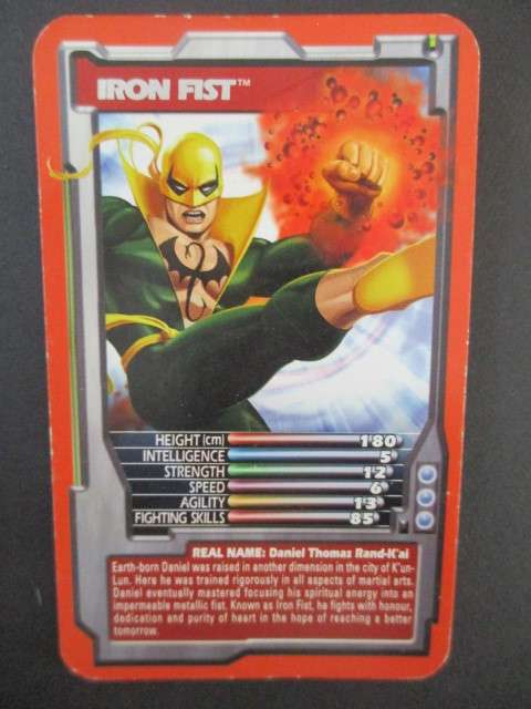 TRUMPS MARVEL TRADING CARD 2005 - IRON FIST
