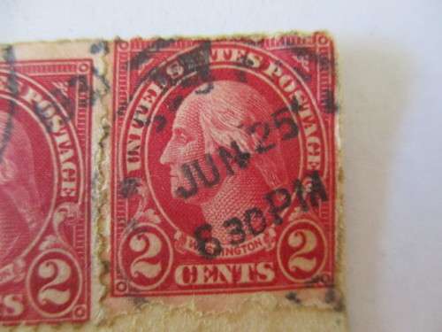 AMERICA 3 USED GEORGE WASHINGTON STAMPS