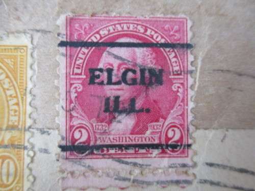 AMERICA TWO USED MOUNTED STAMPS