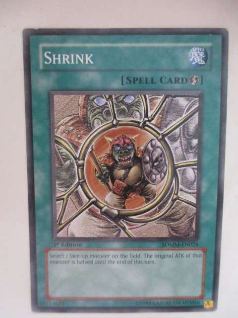 YU-GI-OH TRADING CARD - SHRINK