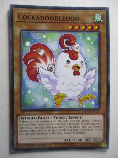 YU-GI-OH TRADING CARD - COCKADOODLEDOO