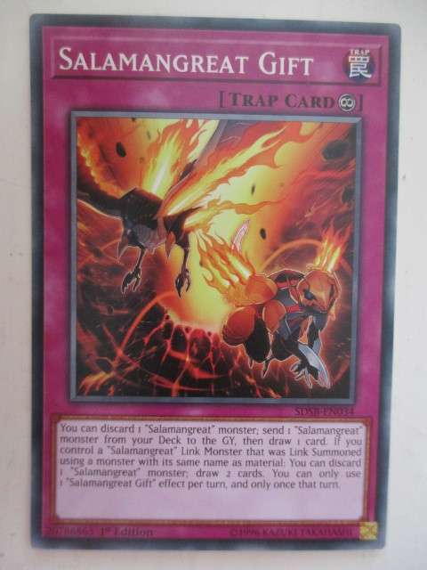 YU-GI-OH TRADING CARD - SALAMANGREAT GIFT