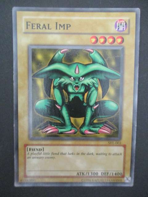 YU-GI-OH TRADING CARD - FERAL IMP