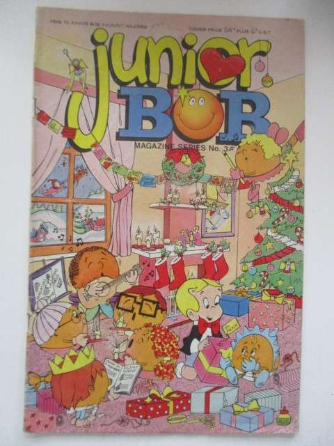 UNIOR BOB COMICS - FREE TO JUNIOR BOB ACCOUNT HOLDERS  NO. 3  - 1986/7  SOUTH AFRICAN COMIC