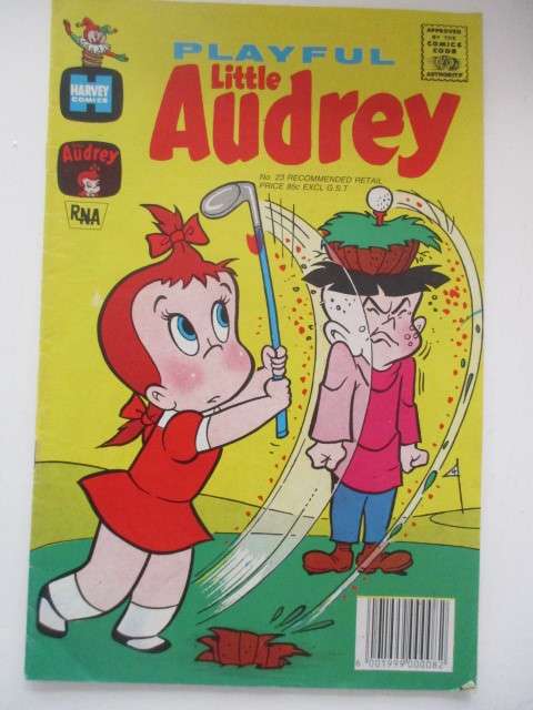 HARVEY COMICS - PLAYFUL LITTLE AUDREY - NO. 23 -  1988 - A SOUTH AFRICAN COMIC