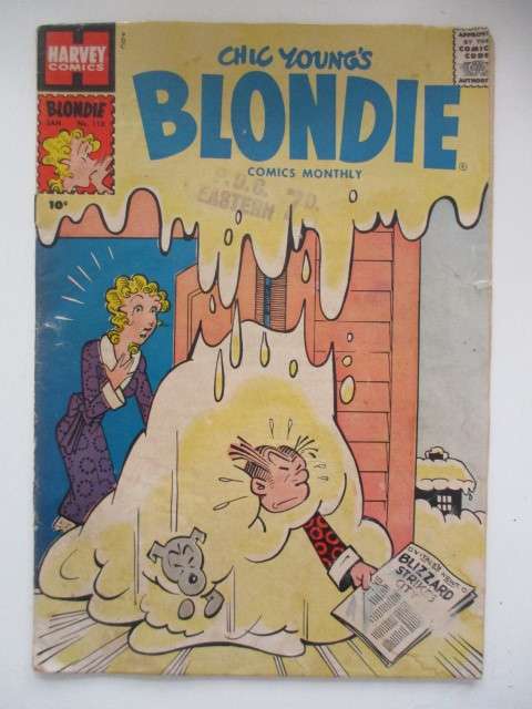 HARVEY COMICS  BLONDIE -  VOL. 1  NO. 110 -  1958