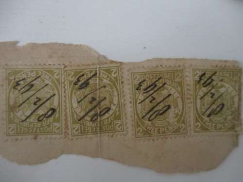 SOUTH AFRICA LOT 4  USED MOUNTED  TRANSVAAL  STAMPS